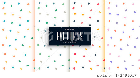 stylish white pattern with colorful curve round shapes stylish white pattern with colorful curve round shapes 142491017