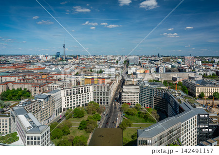 Berlin Skyline and TV Tower from Panoramapunkt 142491157