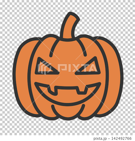 Halloween Jack-o'-lantern icon Halloween Jack-o'-lantern icon 142492766