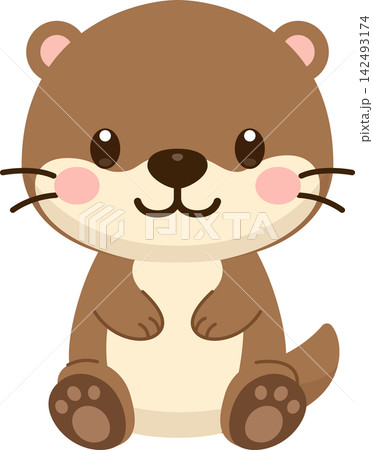かわいいカワウソ 142493174