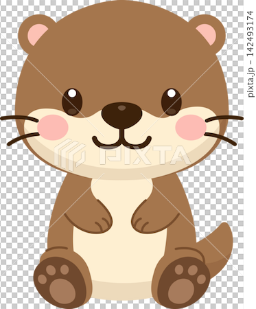 かわいいカワウソ 142493174