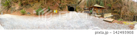 伊豆半島　天城縦走路と伊豆山稜線歩道　旧国道414号　天城山隧道のある旧天城トンネル北口園地　パノラ 142493908