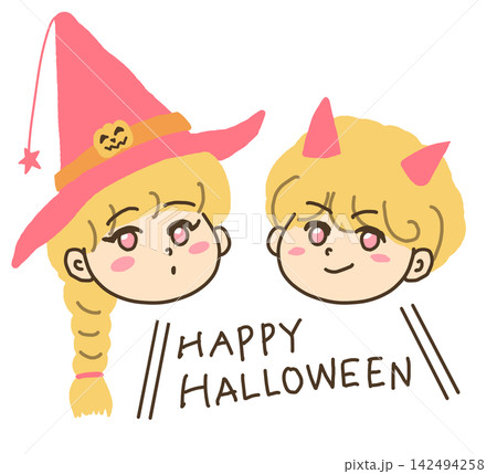 かわいいハロウィンキッズ 142494258