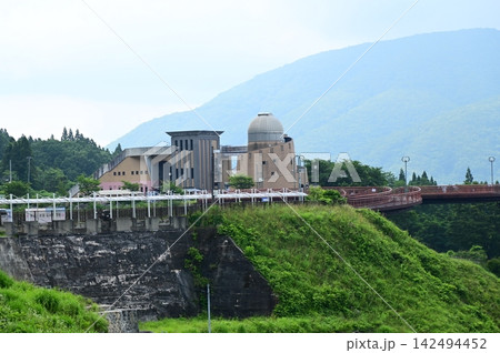 あぶくま洞から見える風景 星の村天文台 あぶくま洞から見える風景 星の村天文台 142494452