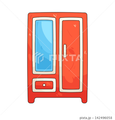 Illustration of wardrobe Illustration of wardrobe 142496058