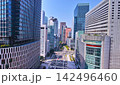 大阪府北区梅田の西方向の都市風景 142496460