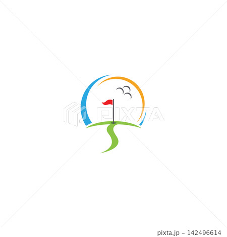 golf icon vector illustration design logo template golf icon vector illustration design logo template 142496614