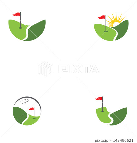 golf icon vector illustration design logo template golf icon vector illustration design logo template 142496621