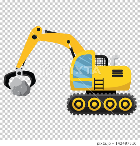 heavy machinery with a shovel heavy machinery with a shovel 142497510