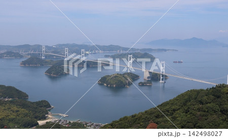 亀老山展望公園から見た来島海峡大橋 142498027