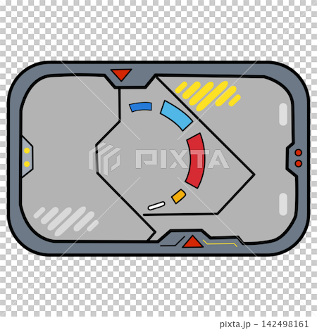 Futuristic Sci-Fi Control Panel Illustration Futuristic Sci-Fi Control Panel Illustration 142498161