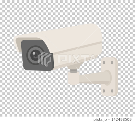 Security camera, flat illustration Security camera, flat illustration 142498509