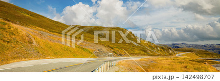 Winding mountain road. Nature of Norway. Winding mountain road. Nature of Norway. 142498707