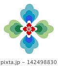 花菱文様 142498830