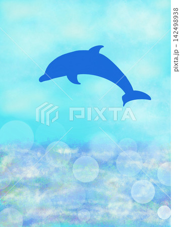 空を飛ぶイルカ 空を飛ぶイルカ 142498938