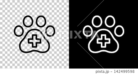 Veterinary hospital/pet health icons: Medical, Illness Veterinary hospital/pet health icons: Medical, Illness 142499598