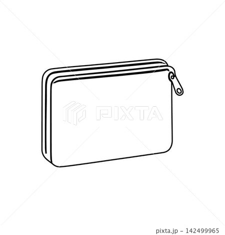 travel wallet outline icon zipper organizer passport holder money card case illustration travel wallet outline icon zipper organizer passport holder money card case illustration 142499965