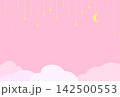 背景素材　ピンクの空 142500553