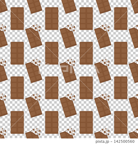 Chocolate Bar Pattern Seamless Background Chocolate Bar Pattern Seamless Background 142500560