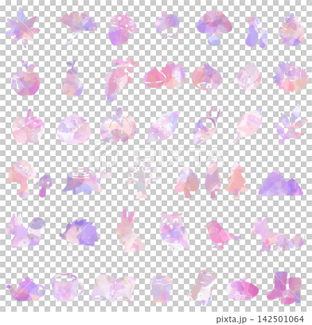 手繪風格秋季圖案插畫集 手繪風格秋季圖案插畫集 142501064