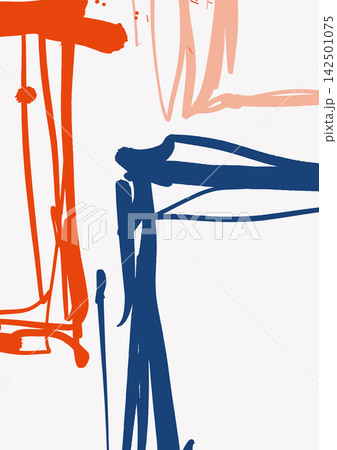 Abstract Blue and Red Brush Strokes Abstract Blue and Red Brush Strokes 142501075