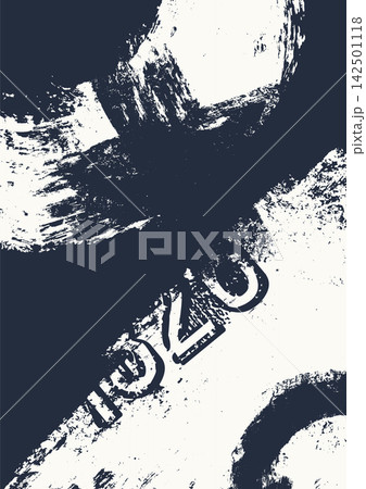 Abstract Grunge Monochrome Background Vector Abstract Grunge Monochrome Background Vector 142501118