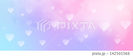Dreamy Pink Glitter Heart Wallpaper Background 142501568