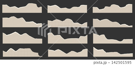 Shadow Wave Website Bottom Separator 142501595