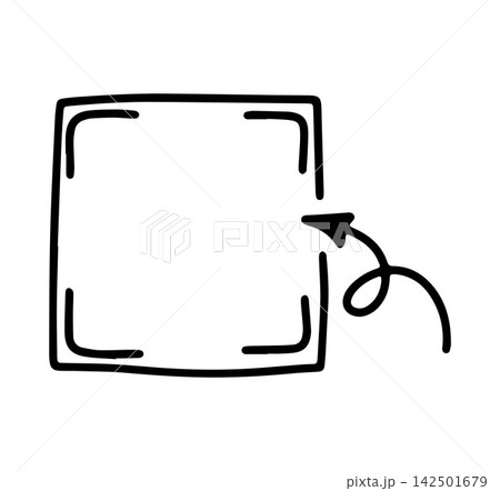 Decorative QR Frame Decorative QR Frame 142501679