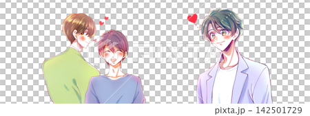Three men in love Three men in love 142501729