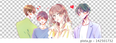 A woman who is liked by three men A woman who is liked by three men 142501732