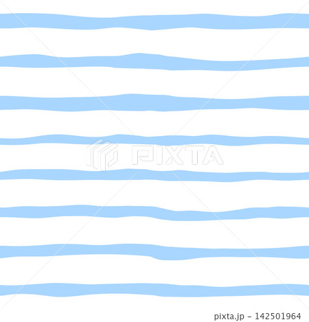 Marine Baby Watercolor Stripe Pattern Marine Baby Watercolor Stripe Pattern 142501964