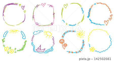 Kindergarten Doodle Circle Border Set Kindergarten Doodle Circle Border Set 142502081