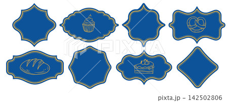 Bakery Label Frame. Heritage Shape 142502806