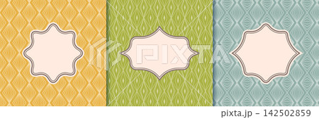 Bakery Label Frame. Vintage Motif 142502859