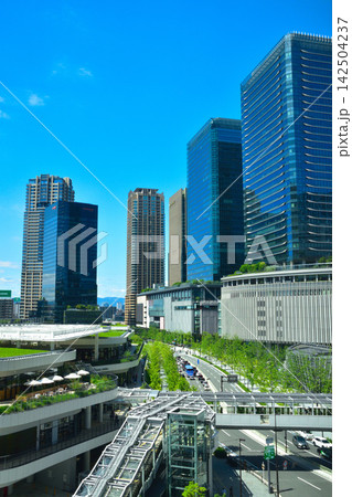 都市風景 大阪 梅田 うめきた地区 都市風景 大阪 梅田 うめきた地区 142504237