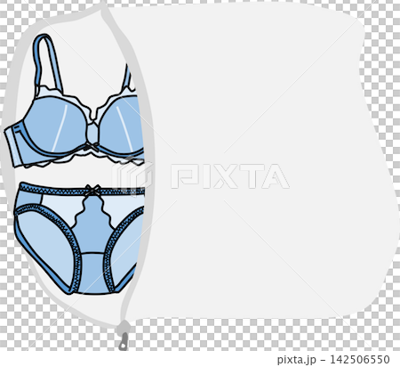 An illustration of washing underwear. An illustration of washing underwear. 142506550