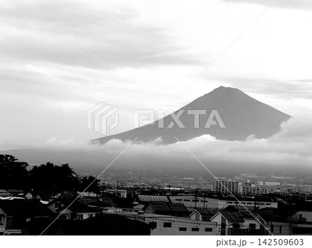 薄墨色の富士山 薄墨色の富士山 142509603
