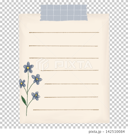 a paper with a yellow flowers a paper with a yellow flowers 142510084