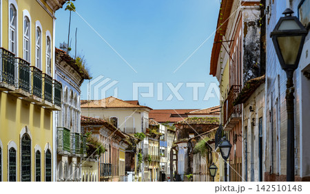 Old houses with balconies Old houses with balconies 142510148