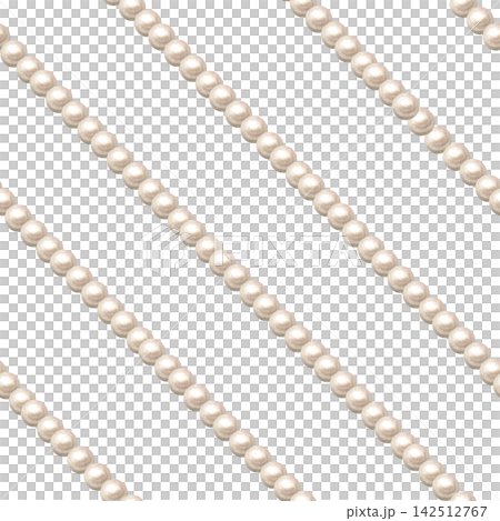Seamless natural pearl pattern with diagonal strand lines. Hand drawn watercolor illustration isolated element. Luxury realistic watercolor jewelry art background for wedding print craft Seamless natural pearl pattern with diagonal strand lines. Hand drawn watercolor illustration isolated element. Luxury realistic watercolor jewelry art background for wedding print craft 142512767