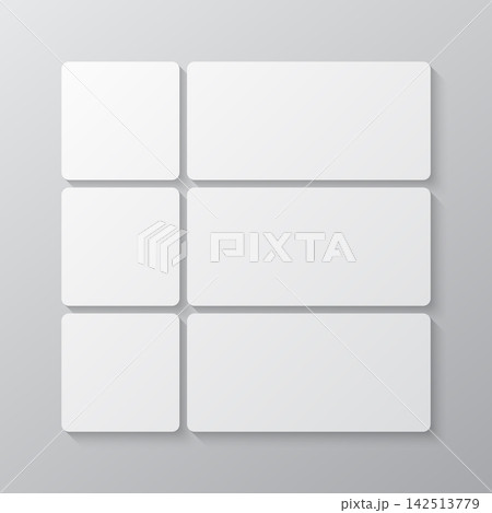 Template collage of six frames, images, photos 142513779
