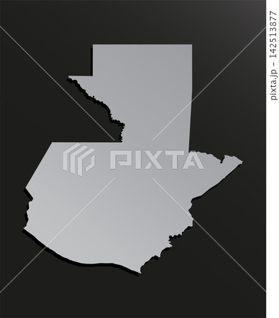 Map Guatemala, template American outline country 142513877