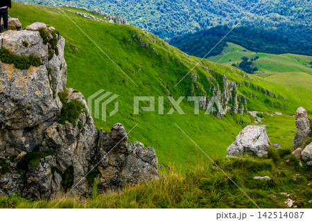 Mountain landscape viewed from above Mountain landscape viewed from above 142514087