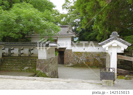 宮崎県日南市にある飫肥城の大手門 142515015