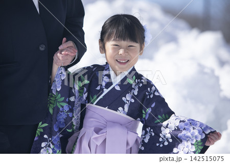 卒園式の子どもたち 142515075