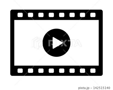 動画ファイルアイコン(動画再生マーク) 動画ファイルアイコン(動画再生マーク) 142515140