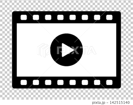 動画ファイルアイコン(動画再生マーク) 動画ファイルアイコン(動画再生マーク) 142515140