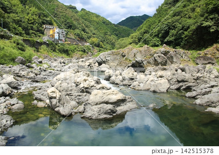 高知県仁淀川町 仁淀川の風景 高知県仁淀川町 仁淀川の風景 142515378