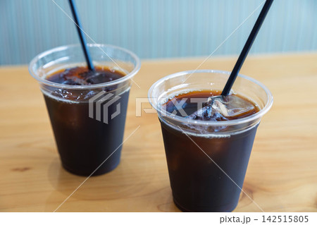 カップに入ったアイスコーヒー 142515805
